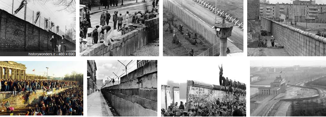 تصاویری از دیوار برلین